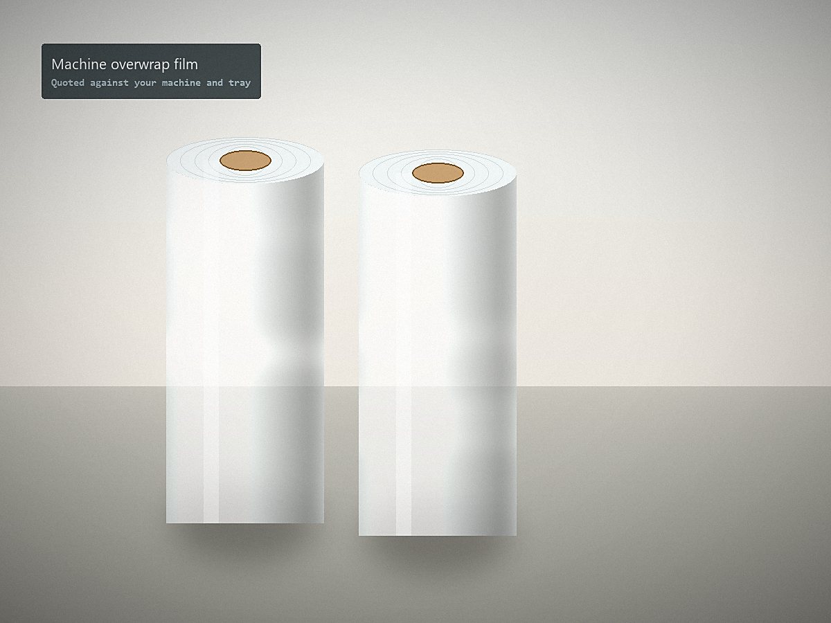 Machine overwrap film